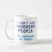 Ik hou niet van Morning Mensen Koffiemok (Links)
