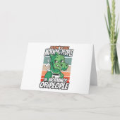 Ik hou niet van ochtendmensen of ochtenden of mens kaart (Voorkant)