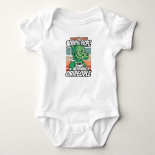 Ik hou niet van ochtendmensen of ochtenden of mens romper
