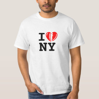 Ik hou niet van (staat) op maat t-shirt