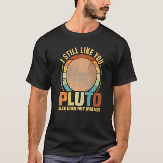 Ik hou nog steeds van jullie Pluto Retro Style Spa T-shirt (Voorkant)