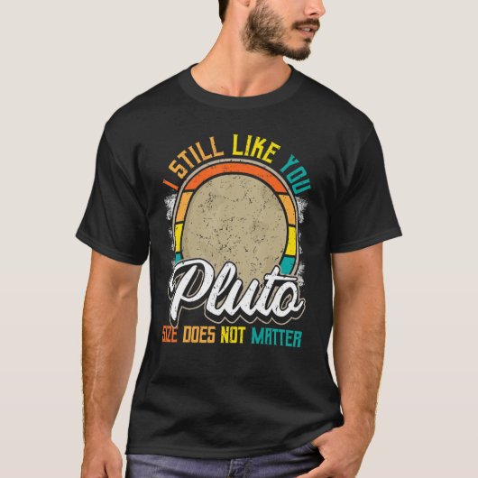 Ik hou nog steeds van jullie Pluto Retro Style Spa T-shirt (Voorkant)