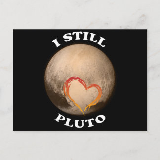 "Ik hou nog steeds van Pluto" Briefkaart