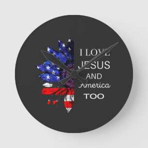  Ik hou ook van Jezus en Amerika Ronde Klok