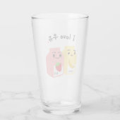 Ik hou van 우 유. glas (Achterkant)