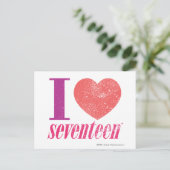 Ik hou van 17 briefkaart (Staand voorkant)