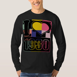 Ik hou van 1930 - Pop kunst  T-Shirt