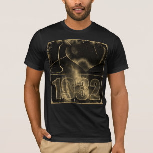 Ik hou van 1932 -  bliksem en vuur T-Shirt