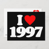 IK HOU VAN 1997 BRIEFKAART (Voorkant / Achterkant)