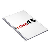 Ik hou van 45 notitieboek (Rechterzijde)