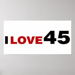 Ik hou van 45 poster