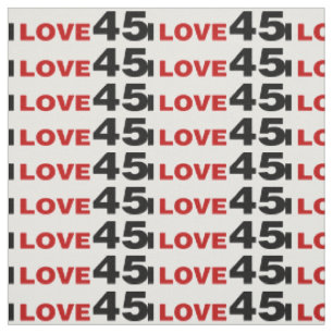 Ik hou van 45 stof