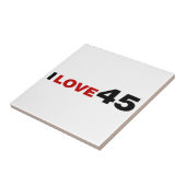 Ik hou van 45 tegeltje (Zijkant)