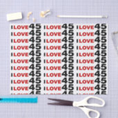 Ik hou van 45 tissuepapier (Craft)