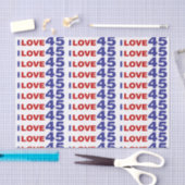 Ik hou van 45 tissuepapier (Craft)