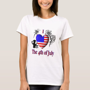 Ik hou van 4 juli t-shirt