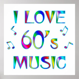 Ik hou van 60's poster