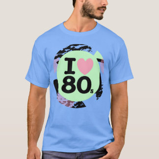 Ik hou van 80s-jongen t-shirt