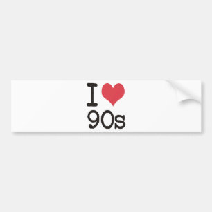 Ik hou van 90 producten en Design! Bumpersticker