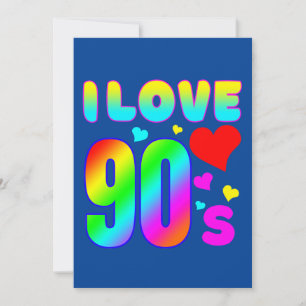 ik hou van 90s kaart