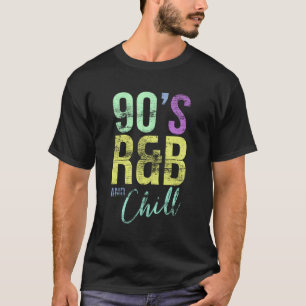 Ik hou van 90's RB Chill RB Hip Hop Muziek T-shirt