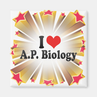 Ik hou van A.P. Biologie Magneet
