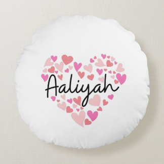 Ik hou van Aaliyah Rond Kussen