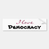 Ik hou van [aanpassen] bumpersticker (Voorkant)