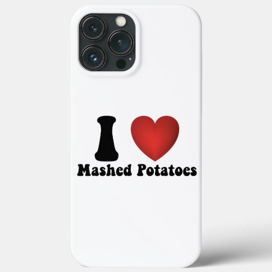 Ik hou van aardappelpuree Thanksgiving diner cadea Case-Mate iPhone Case (Achterkant)