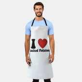 Ik hou van aardappelpuree Thanksgiving diner cadea Schort (Gedragen)