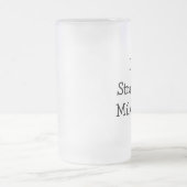 Ik hou van aardbeienmilkshakes matglas bierpul (Center)