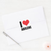 Ik hou van Abilene Vierkante Sticker (Envelop)