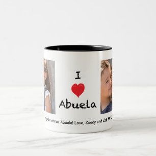 Ik hou van Abuela 2 Foto Mok