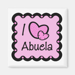 Ik hou van Abuela Cute T-Shirt Magneet