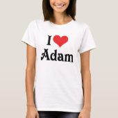 Ik hou van Adam T-shirt (Voorkant)