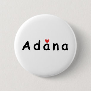 Ik hou van Adana Ronde Button 5,7 Cm