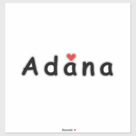 Ik hou van Adana Sticker
