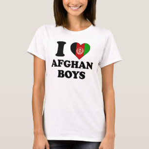 Ik hou van Afghaanse jongens T-shirt