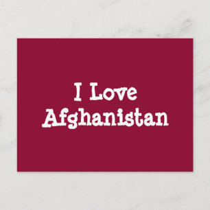 Ik hou van Afghanistan Briefkaart