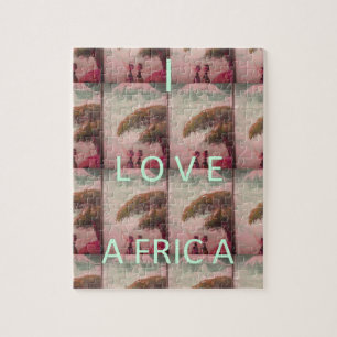 Ik hou van Afrika - Cultureel landschap Legpuzzel