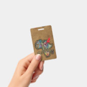 Ik hou van Afrika Messenger Bag Badge (Handheld)