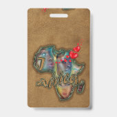 Ik hou van Afrika Messenger Bag Badge (Achterkant)