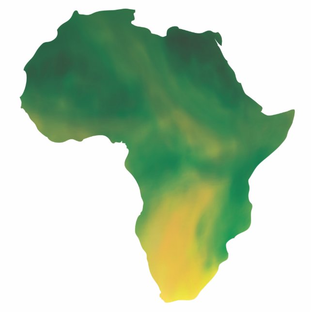 Ik hou van Afrika Staand Fotobeeldje (Voorkant)