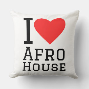 Ik hou van Afro-huis Kussen