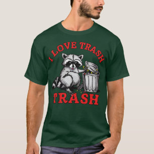 Ik hou van afval t-shirt