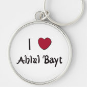 Ik hou van Ahlul Bayt Sleutelhanger (Voorkant)