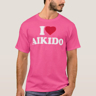 Ik hou van Aikido I Heart Aikido Lover T-shirt
