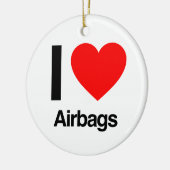 ik hou van airbags keramisch ornament (Links)