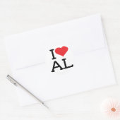 Ik hou van AL 6 pk Stickers (Envelop)