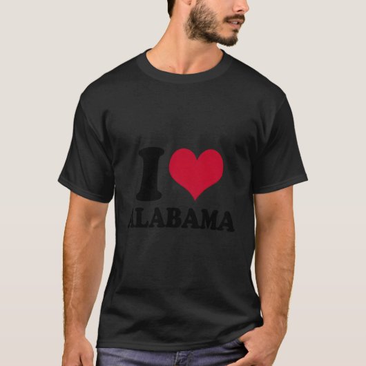 Ik hou van Alabama Al T-shirt (Voorkant)